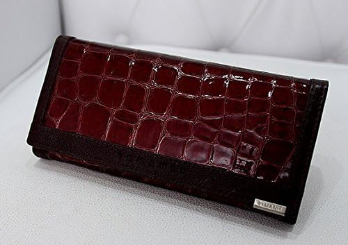Reddish Brown, Top Fashion Handmade Leather Clutch Wallet Ms. Long Paragraph Summer Paragraph