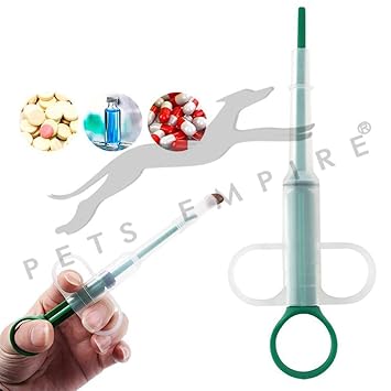 Pets Empire Capsule Tablet Pill Gun Popper Piller Doser Syringe for Dogs and Cats