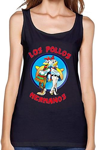 AVERBILY Women's Los Pollos Hermanos Tank Top Black M