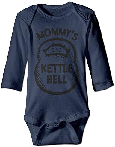 Richard Unisex Infant Bodysuits Mommy's Kettlebell Infant Boys Babysuit Long Sleeve Jumpsuit Sunsuit Outfit 6 M Navy