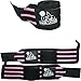 Wrist Wraps (1 Pair/2 Wraps) for Weightlifting/Cross Training/Powerlifting/Bodybuilding-Women & Men-Premium Quality Equipment & Accessories Avoid Injury During Weight Lifting-(Pink)-1 Year Warranty