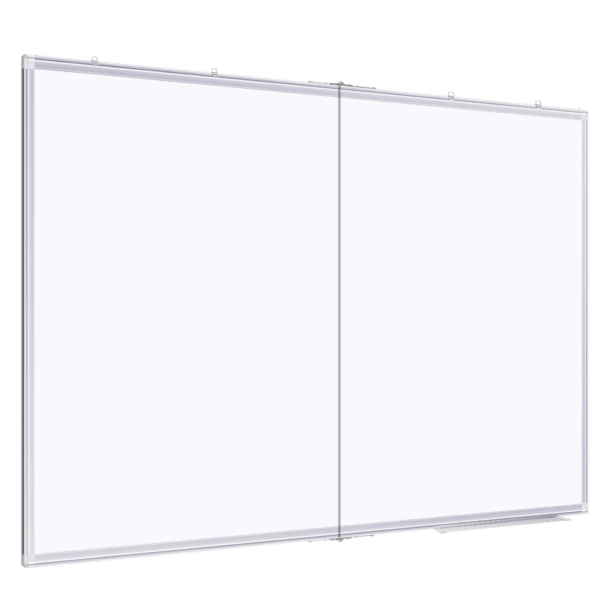 Photo 1 of **DENTS ON ALL BOARDS** Magnetic Whiteboard Dry Erase, 48 x 36 inch Large White Board for Wall, Foldable Aluminum Frame Hanging Whiteboards for Home Classroom Office