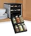 YouCopia Original SpiceStack 18-Bottle Spice Rack Organizer with Universal Drawers, Silver, Small