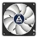 ARCTIC F9 TC - 92 mm Case Fan with Temperature Control, Quiet Motor, Computer, Fan Speed: 400-1800 RPM - Black, White