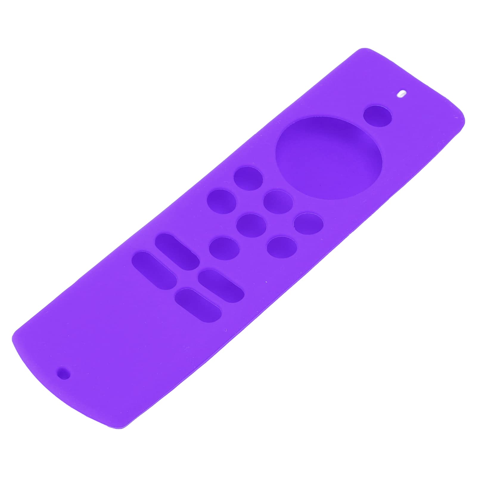Remote Control Case Soft Silicone Non-Slip Shockproof Protective Sleeve with Lanyard for Fire TV Stick Lite (Purple)