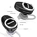 Sunvito Ultra Small Bluetooth 4.0 Headset Headphone Earphone Mini Invisible In-ear wireless Headphones Support Hands-free Calling For Smartphones with Bluetooth (Black)