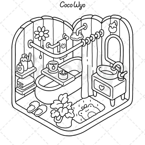 Little Corner: Coloring Book for Adults and Teens, Super Cute Designs of Cozy, Hygge Spaces for Relaxation (Cozy Spaces Coloring) May 29, 2024