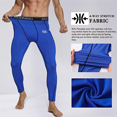 MEETWEE heren Leggings Heren Compressie Sport Leggings - Image 4