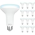 DEGNJU BR30 LED Bulb, Dimmable Flood Lights Indoor CRI80 7W Equivalent 65W 5000K Daylight 650 Lumens, 15000 Lifetime Hours Recessed Light Bulbs, Interior E26 Base LED Can Light Bulbs, 12 Pack