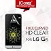 iCarez [Full Coverage] Screen Protector for LG G5 [HD Clear] -[3 Pack] Retail Packaging