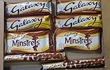 Galaxy Selection - 8 Bars (2x Galaxy, Galaxy Caramel, Ripple & Minstrels)