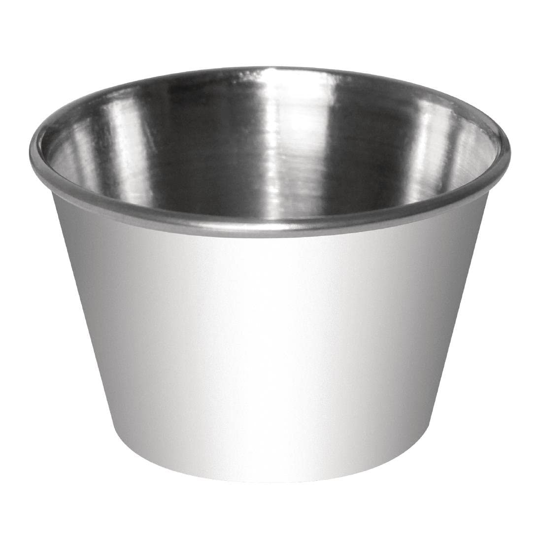 Olympia Stainless Steel Sauce Cups 70ml (12 Pack) - Ideal for Sauces, Dressings, Dips GG878