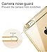 Iphone 6s Case - HD Clear Screen Protector Included - Shock-Absorption Clear TPU Bumper Case Slim Fit Soft Cover Shell, for iPhone 6/6s 4.7 Inch (Gold)