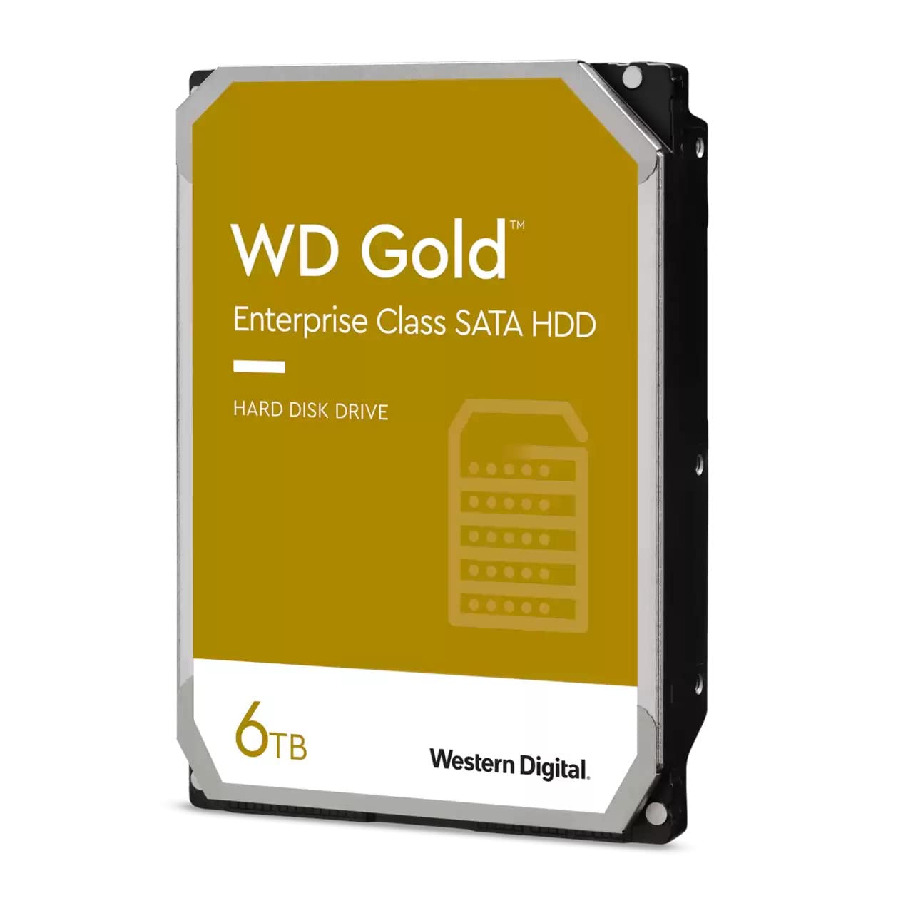 Western Digital HDD Gold 6 TB SATA 256 MB 3.5 Inch