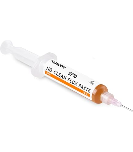 KINGBO RMA-218 No-Clean Flux (10cc) With Needle & Piston - For Soldering & Electronics Repair