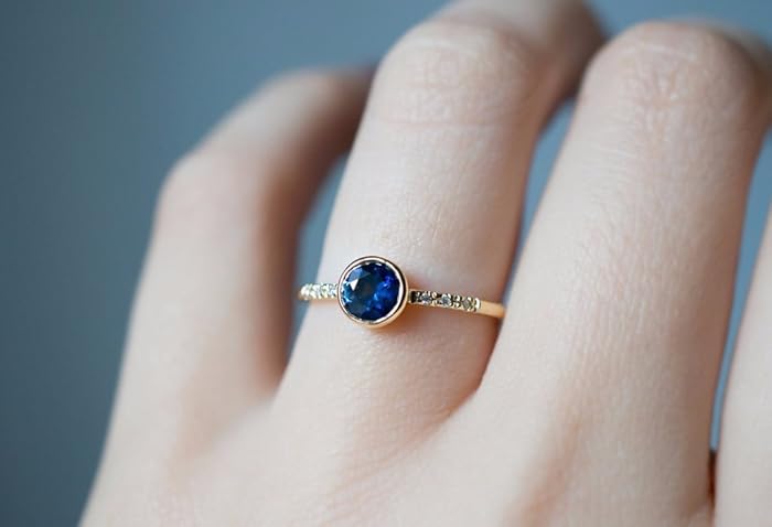 gem engagement rings