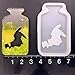 cici store Silicone Mold, DIY Crafts Art Hollow Epoxy Resin Bottle Jewelry Pendant Creative Cute Molds Decoration,3#