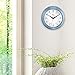 Equity by La Crosse 25014 Round Plastic Analog Wall Clock, 8