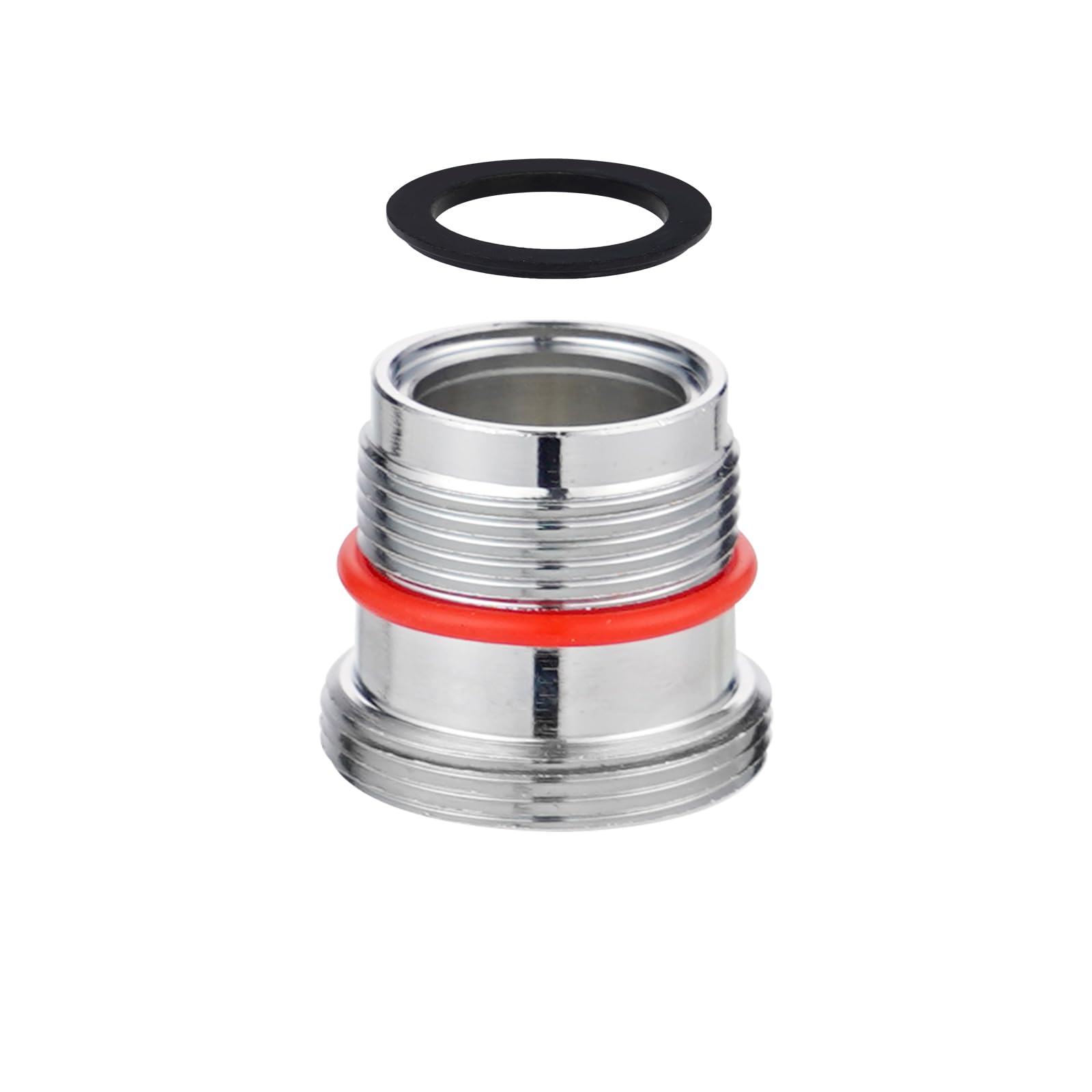 Hibbent M22-M18.5 Brass Tap Aerator Connector, Male Thread Bathroom Faucet Adapter for Sink Faucet Water Purifier Adapter Aerator