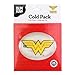 Bumkins DC Comics Wonder Woman Kids Cold Pack, Ice Pack, Freezable, Reusable, Soothe Aches and Pain