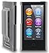 Nakedcellphone Clear Frost Hard CASE Cover with Belt Clip Holster for Apple iPod Nano 7 7th GEN Generation