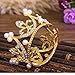 Gold Mini Princess Crown Tiara Cake Cupcake Toppers Set for Baby Shower Birthday Princess Party Decorations