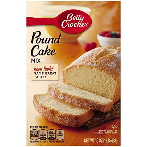 Betty Crocker Cake Mix Pound Cake 16.0 oz Box
