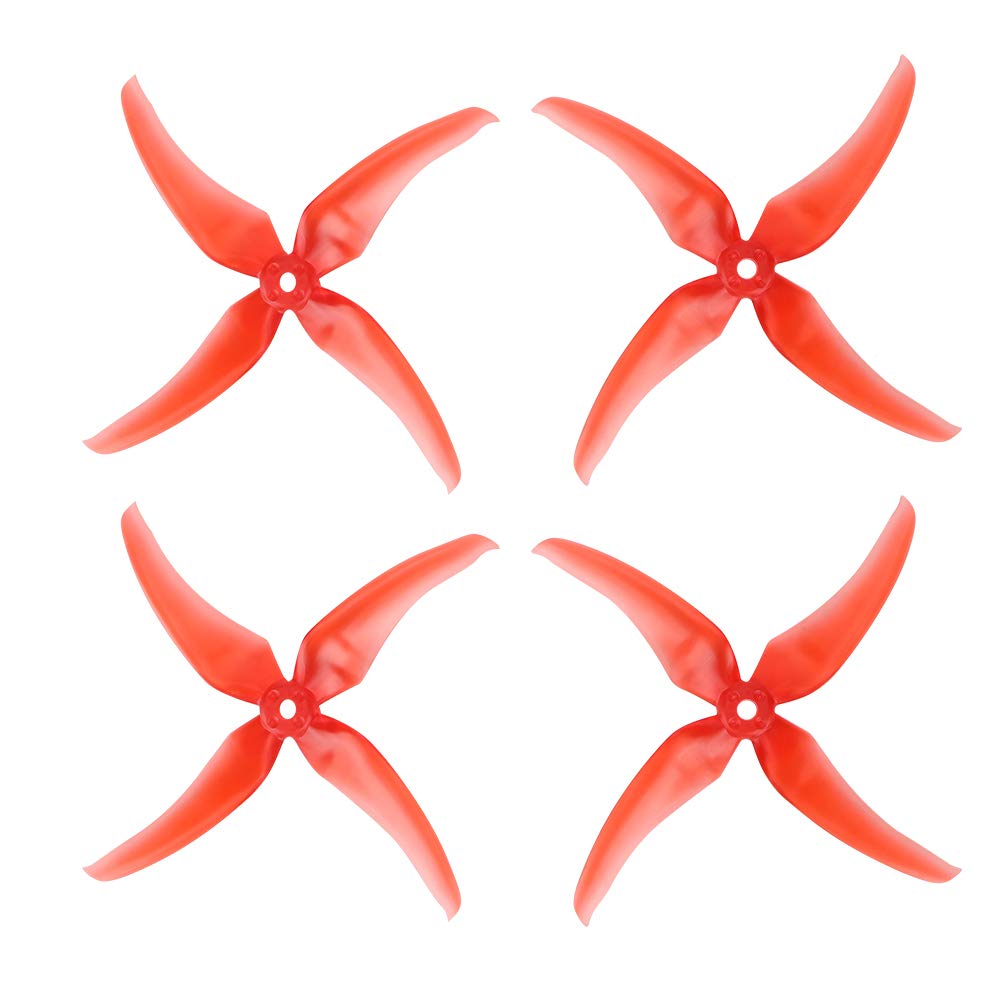 Wosune RC Propeller, Propeller CW CCW, High Stiffness 5 Inch Center Diameter 4 Blades Decoration for Propeller