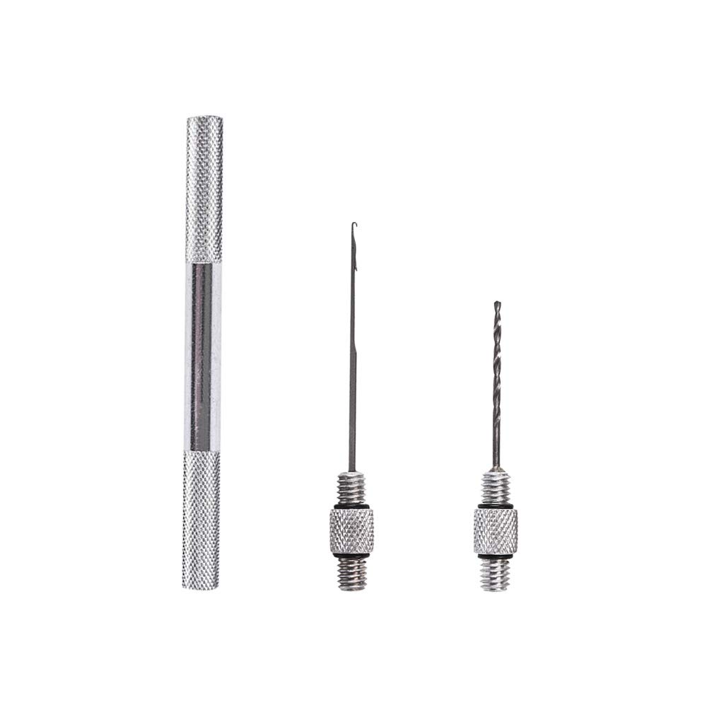 Baiting Tool Kit Stainless Steel Fishing Bait Drill Fish Drill Tackle Baiting for Baiting Needle Carp Fishing Equipment Tool