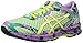 ASICS Women's Gel-Noosa Tri 11 Running Shoe, Patina Green/Flash Yellow/Violet, 8 M US