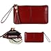 Befen Smartphone Wristlet Wallet Organizer with Credit Card Holder/ Wristlet - for Cellphone Up To 6 x 3.1 x 0.5 Inches - Jester Red