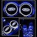 Auto Sport 2PCS LED Cup Holder Mat Pad Coaster with USB Rechargeable Interior Decoration Light Fit Ford Accessories