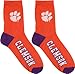 Clemson Tigers Team Color Quarter Socks