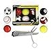 Trained Sports Themed Golf Balls Set Pack of 6 Novelty Balls with Multifunction Golf Tool, Gift Idea for Golfers for Every Occasion, Unique and Fun Design