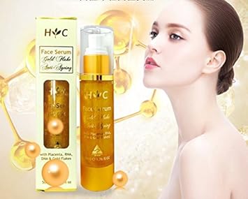 gold flake face serum