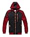 Madhero Men's Contract Color Full-zipper Fashion Hoodie