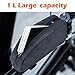 CestMall Bike Bag, MTB Bicycle Top Tube Bag, 1L Capacity Waterproof Cycling Front Frame Pannier Pouch Carrier Bags Bicycle Accessories for Outdoor