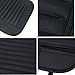 Carmoni PU Leather Seat Cushion Cover, Breathable Protection Chair Cushion Mat Pad, Soft Car Seat Cover for Auto Car Supplies Office (Black)