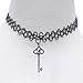 Towallmark(TM) Tattoo Choker Stretch Necklace Black Retro Henna Vintage Elastic Boho 90s Gothic