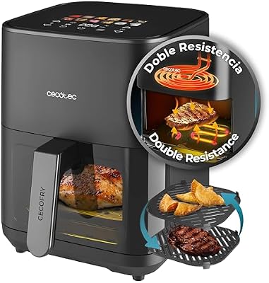 Freidora de Aire 4 L Cecofry&Grill Duoheat 4000 1900W