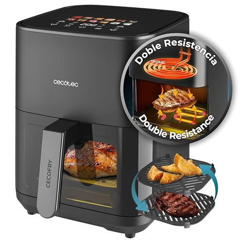 Heißluftfritteuse ohne Öl Cecofry&Grill Duoheat 4000 mit 4 L
