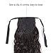 24 Inch Long Tie Up Ponytail Hair Extension 1 Piece Hairpiece Synthetic Binding Pony Tail Clip in Hair Extensions for Girl Lady Woman (24Inch Tie Up Ponytail, 1B#)