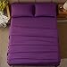 SONORO KATE Bed Sheet Set Super Soft Microfiber 1800 Thread Count Luxury Egyptian Sheets 16-Inch Deep Pocket Wrinkle and Hypoallergenic-4 Piece(King Purple)