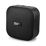 Bluetooth Speakers, MIFA A1 Portable Wireless Soundbox, IP56 Dustproof Waterproof, 12-Hour Playtime, Built-in Mic, TF Card Slot, Loud DSP Sound Enhanced Bass, Woven Fabric Black