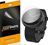[6-Pack] Supershieldz- Anti-Bubble High Definition Clear Screen Protector For Motorola Moto 360 + Lifetime Replacements Warranty [6-PACK] - Retail Packaging