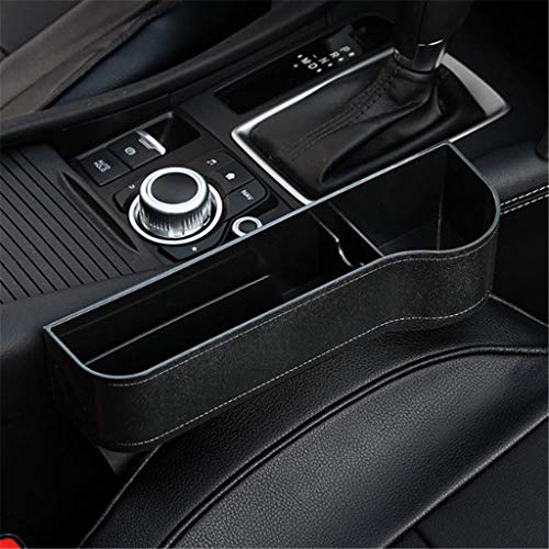 Radorock 2PC Car Seat Gap Storage Box,Console Side Organizer Multifunctional Box Car Seat Pocket Catcher Organizer - Thumbnail 2