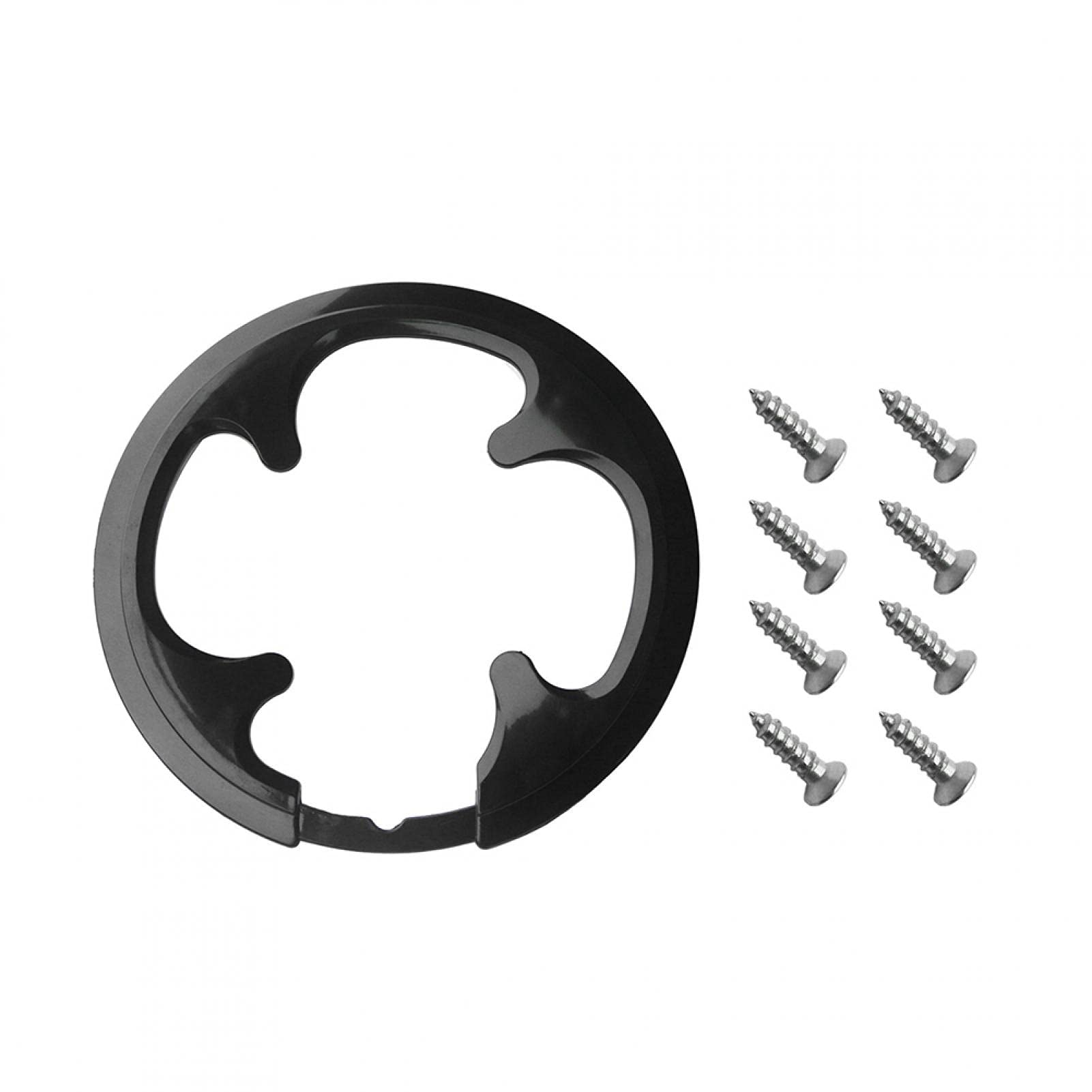 Bike Ring Chain Wheel Cover,Plastic Bike Chain Cover Cycling Chainring Sprockets Cranksets Guard Protector with 8 Screws,Universal MTB Outdoor Cycling Chain Guard Ring for 42T Mountain Bike Road Bike