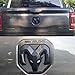 Carfiltery New 1PCS Dodge Ram Head Rear Emblem, Matte Black Logo for 2019 Dodge Ram 1500 DT Tailgate RAM (Matte Black)