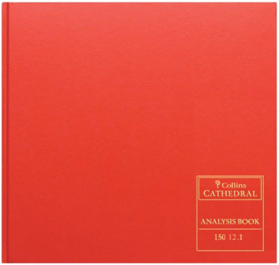 Collins Cathedral 150 Series ABA 12 Cash Columns Red 150/12.1 Accounting Book
