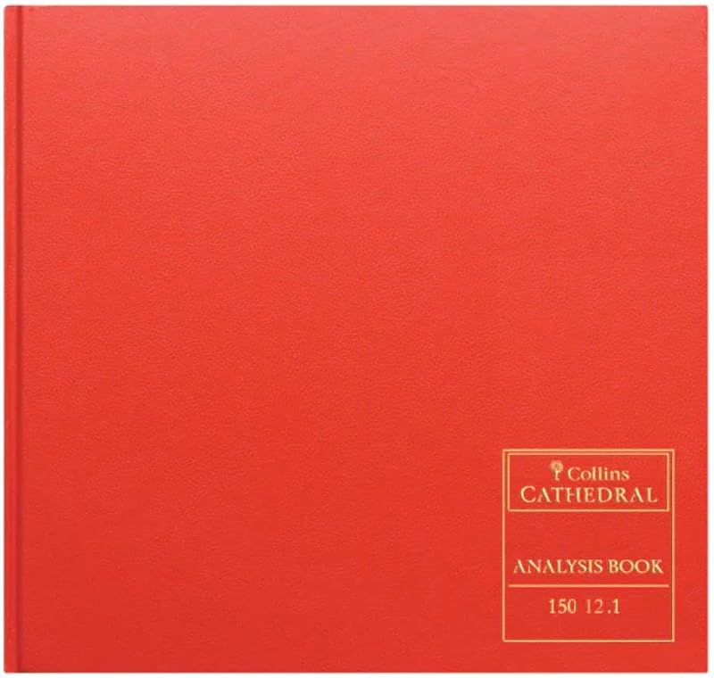 Collins Cathedral 150 Series ABA 12 Cash Columns Red 150/12.1 Accounting Book